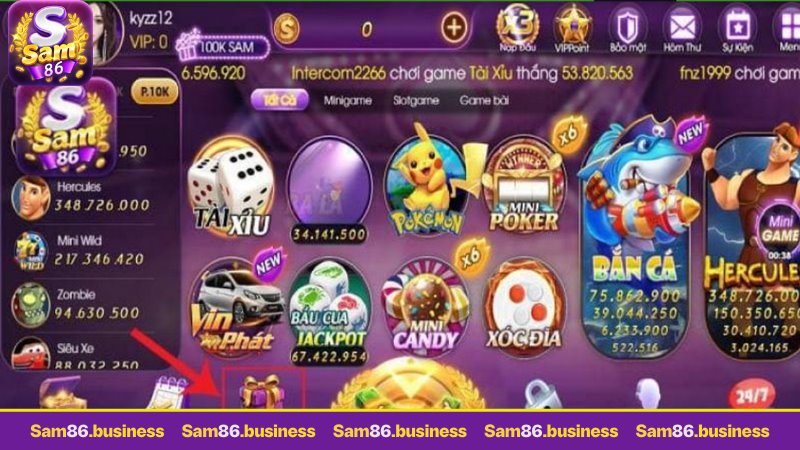 Bet thủ có nhận nhận và sử dụng Giftcode Sam86 tri ân hội viên 